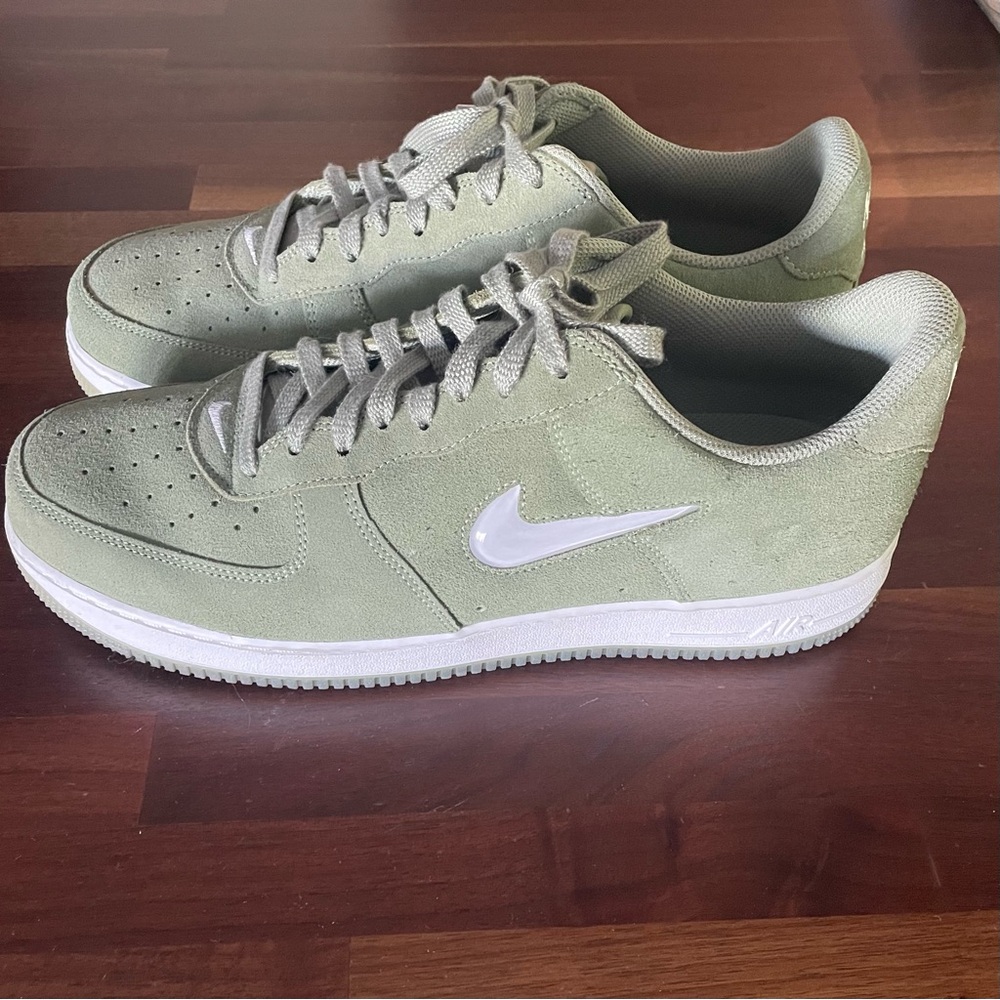 Nike Olive Sneakers with White Logo